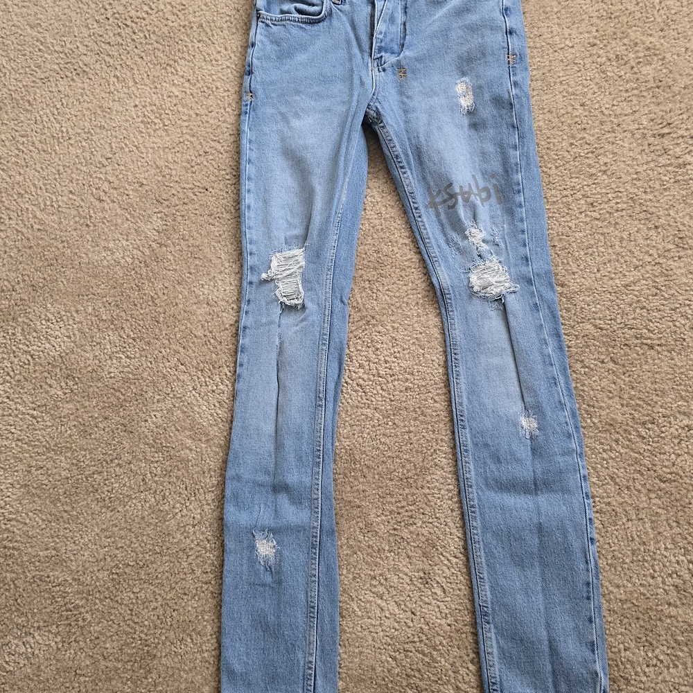 Ksubi Distressed Blue Jeans